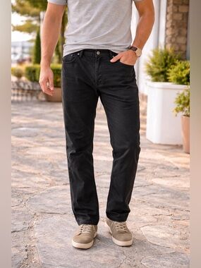 Katharine Hamnett Denim Black Pants Size 34 Made in Italy